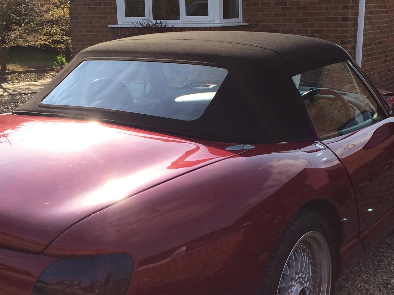 Soft Top Hood Replacement TVR Red